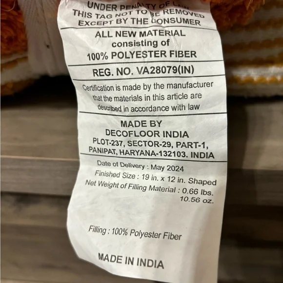 Cupcakes and Cashmere set of 2 candy corn pillows - Picture 4 of 6